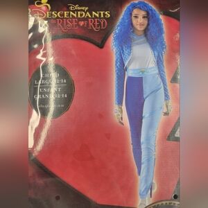 Disney Descendants Blue Costume Children Large 12-14
